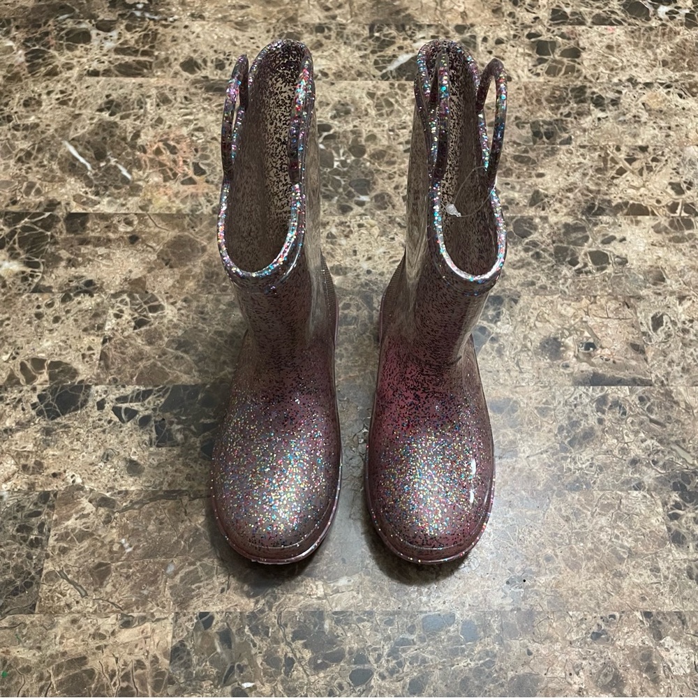 Glitter Rain Boots
